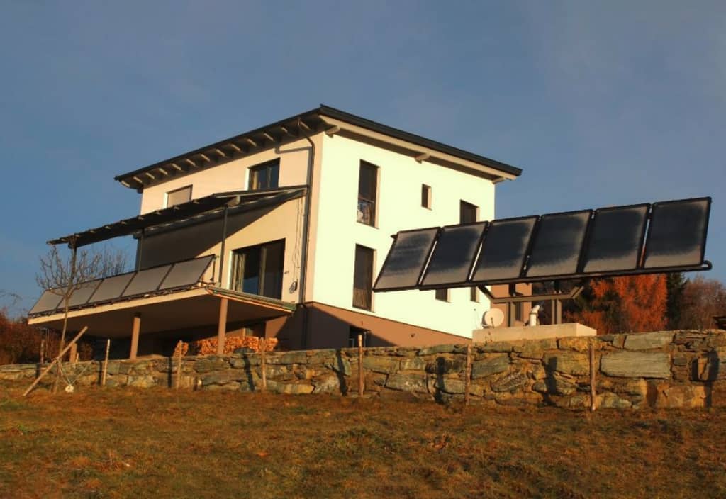 Solarhaus Referenz Inschlag